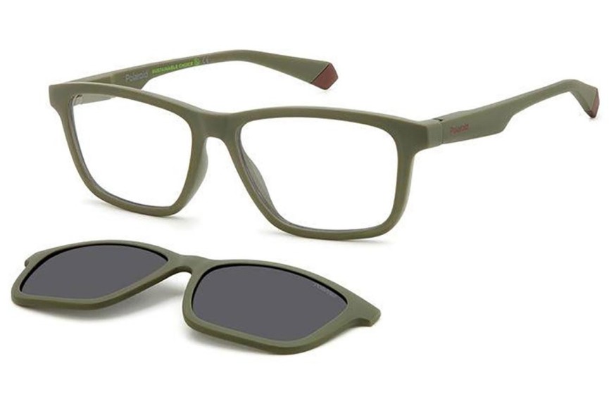 Ochelari Polaroid PLD2147/CS DLD/M9 Polarized Dreptunghiulari Verzi