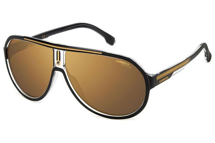 Ochelari de soare Carrera CARRERA1057/S 2M2/YL Flat Top Negri