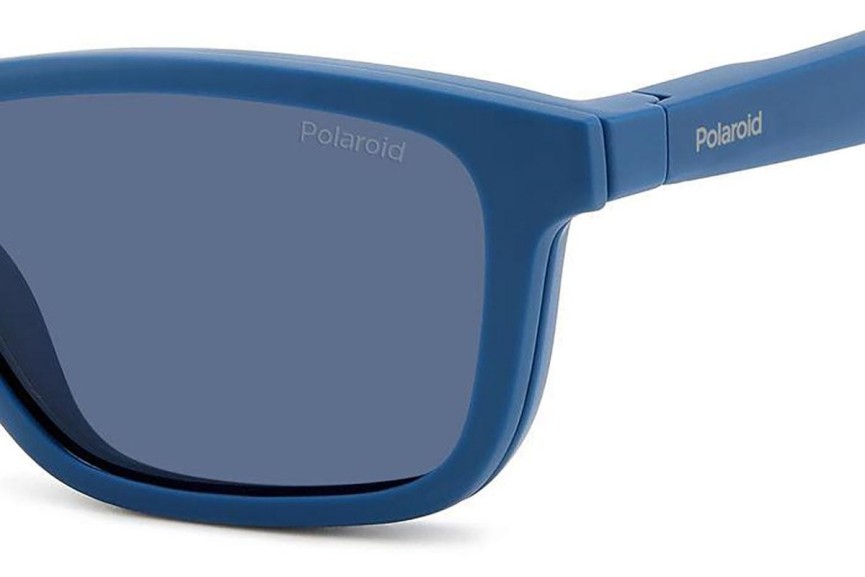 Ochelari Polaroid PLD2147/CS FLL/C3 Polarized Dreptunghiulari Albaștri