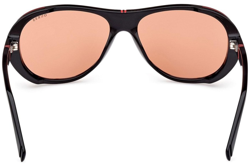 Ochelari de soare Guess GU00081 01S Rotunzi Negri