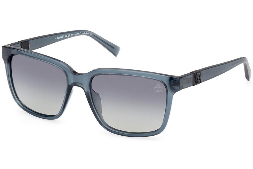 Ochelari de soare Timberland TB9322-H 92D Polarized Pătrați Albaștri