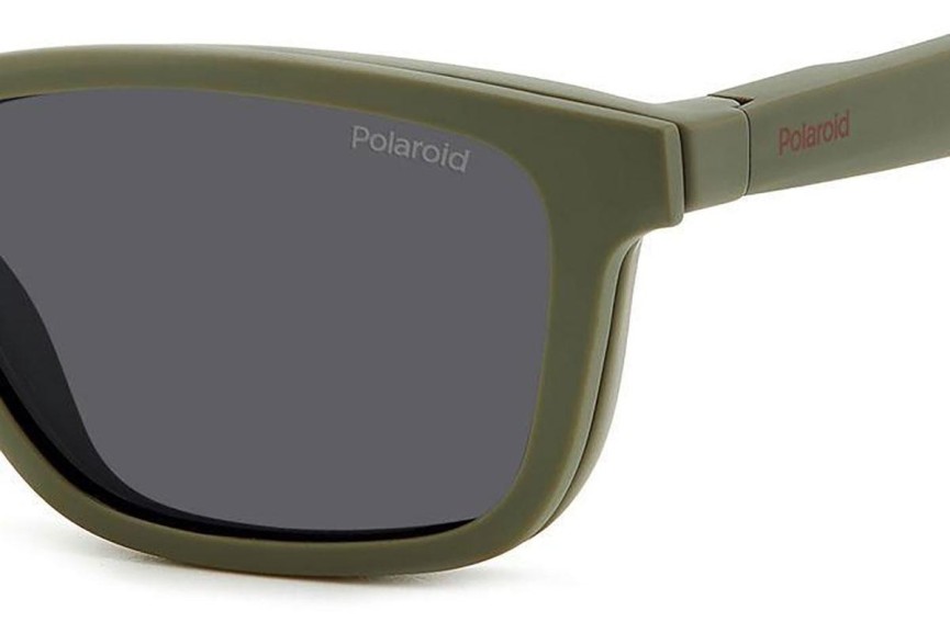 Ochelari Polaroid PLD2147/CS DLD/M9 Polarized Dreptunghiulari Verzi