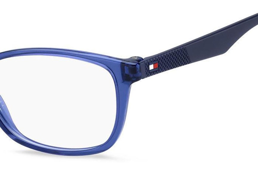 Ochelari Tommy Hilfiger TH2027 PJP Dreptunghiulari Albaștri