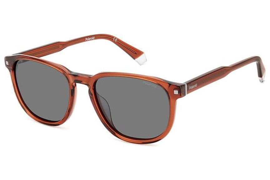 Ochelari de soare Polaroid PLD4117/G/S/X 2LF/M9 Polarized Pătrați Maro