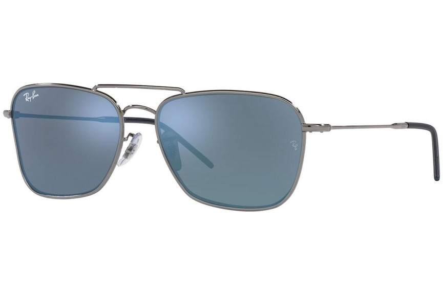 Ochelari de soare Ray-Ban Caravan Reverse RBR0102S 004/GA Dreptunghiulari Gri