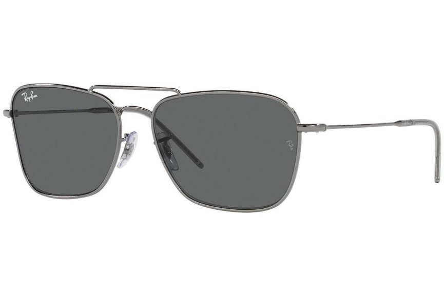 Ochelari de soare Ray-Ban Caravan Reverse RBR0102S 004/GR Dreptunghiulari Gri