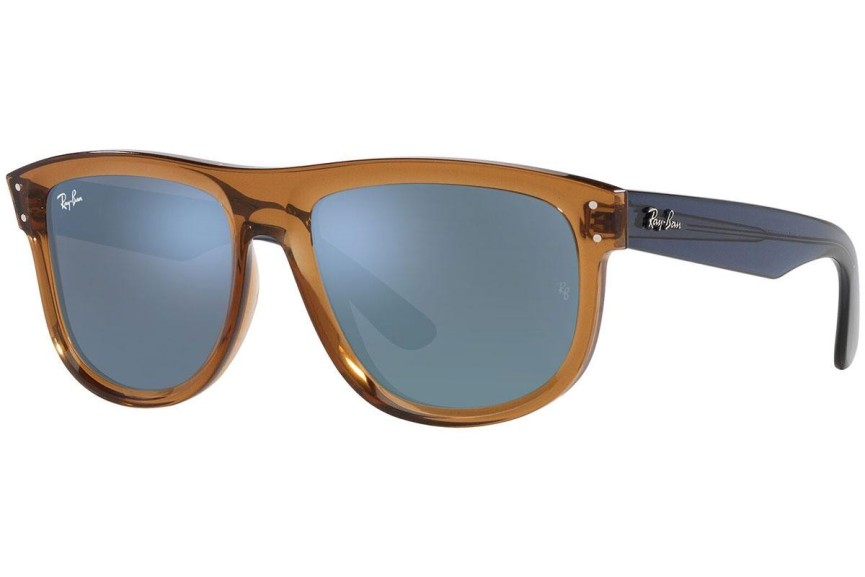 Ochelari de soare Ray-Ban Boyfriend Reverse RBR0501S 6711GA Pătrați Maro