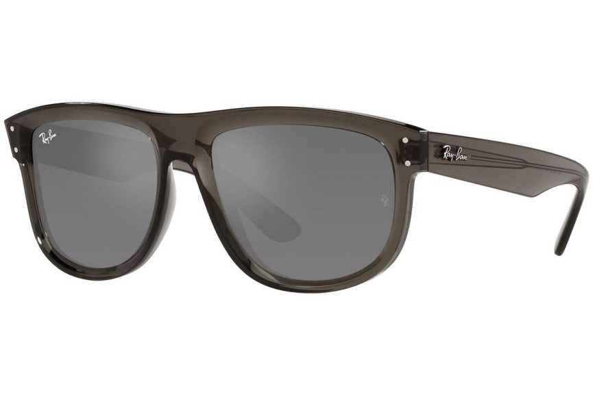 Ochelari de soare Ray-Ban Boyfriend Reverse RBR0501S 6707GS Pătrați Gri