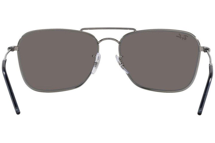 Ochelari de soare Ray-Ban Caravan Reverse RBR0102S 004/GA Dreptunghiulari Gri