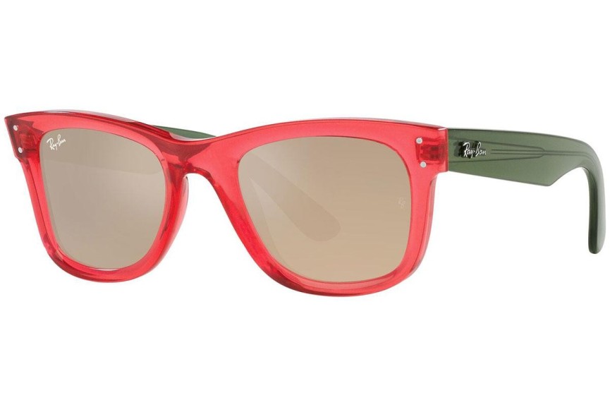 Ochelari de soare Ray-Ban Wayfarer Reverse RBR0502S 67132O Pătrați Roz