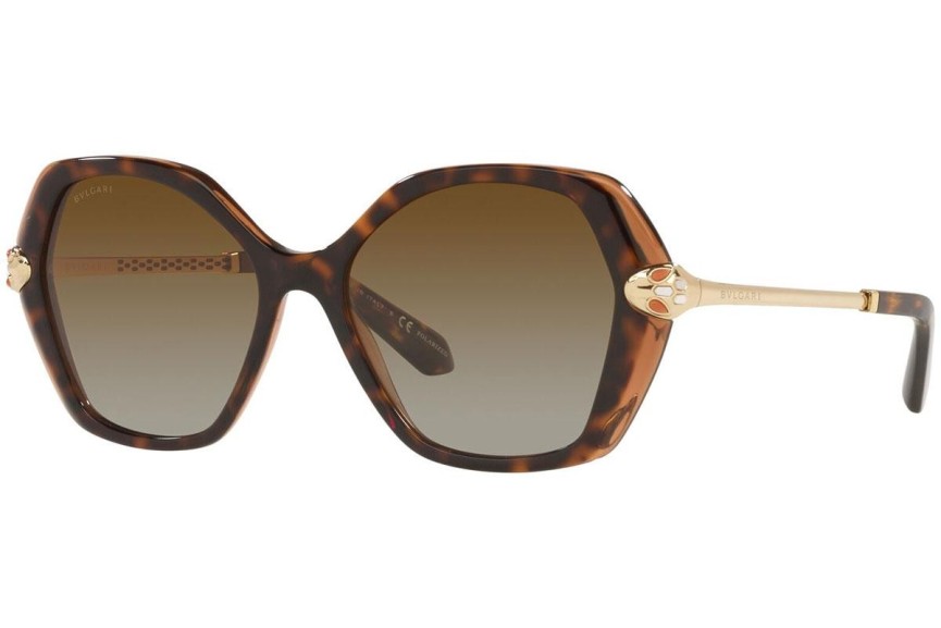 Ochelari de soare Bvlgari BV8241KB 5496T5 Polarized Specială Havana