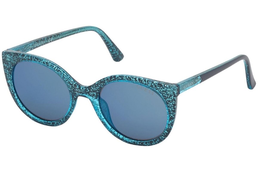 Ochelari de soare Guess GU9188 92X Cat Eye Albaștri