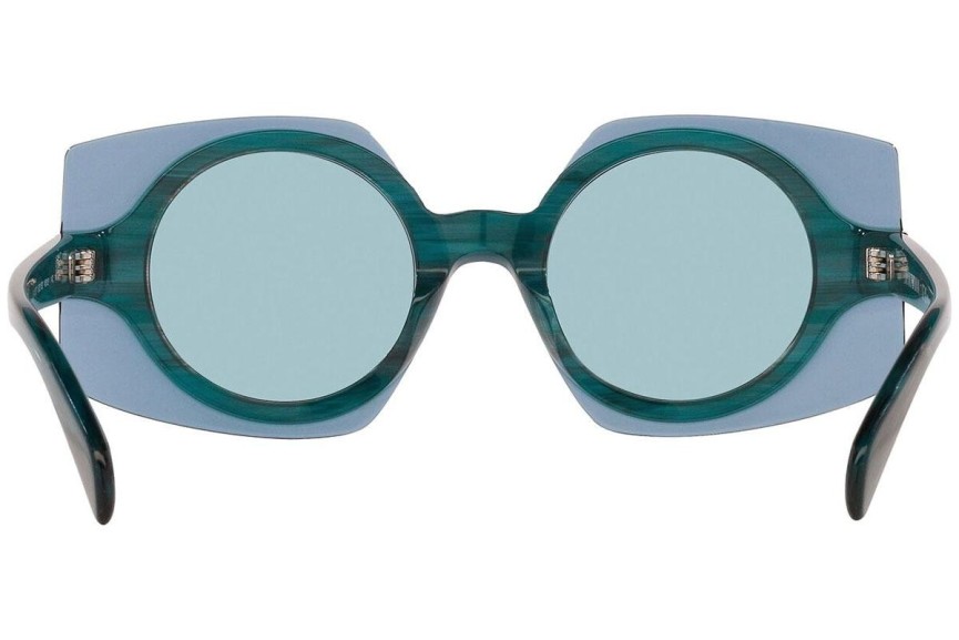 Ochelari de soare Emporio Armani EA4207 603180 Rotunzi Verzi