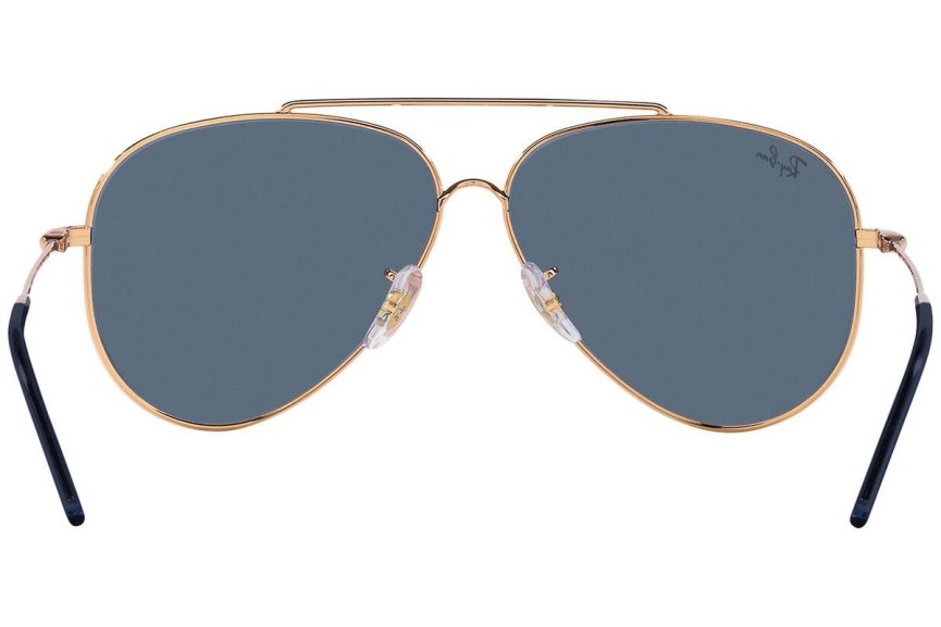 Ochelari de soare Ray-Ban Aviator Reverse RBR0101S 92023A Pilot Aurii