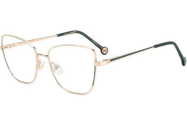 Ochelari Carolina Herrera HER0209 PEF Cat Eye Aurii