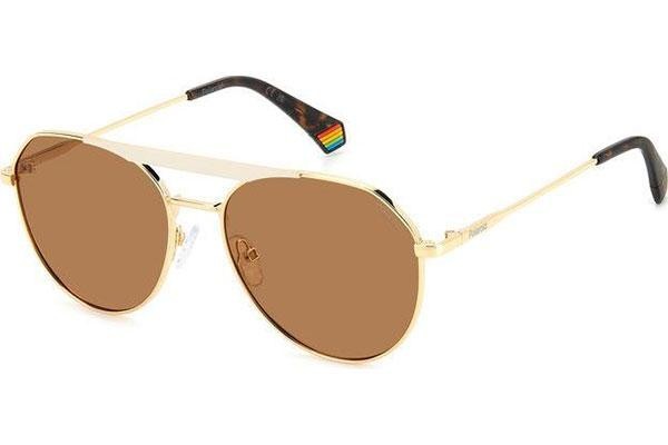 Ochelari de soare Polaroid PLD6211/S/X B4E/SP Polarized Pilot Aurii