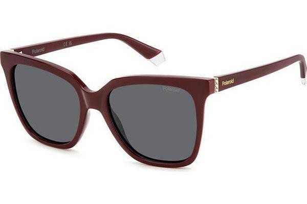 Ochelari de soare Polaroid PLD4155/S/X LHF/M9 Polarized Pătrați Roșii