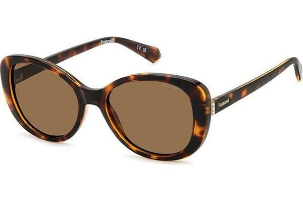 Ochelari de soare Polaroid PLD4154/S/X 086/SP Polarized Rotunzi Havana