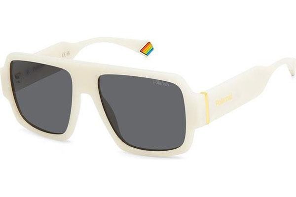 Ochelari de soare Polaroid PLD6209/S/X VK6/M9 Polarized Pătrați Albi