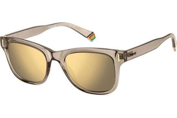 Ochelari de soare Polaroid PLD6206/S 10A/LM Polarized Dreptunghiulari Bej