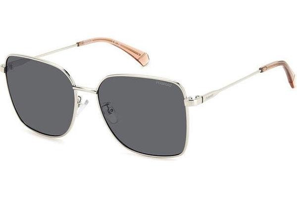 Ochelari de soare Polaroid PLD4158/G/S/X 010/M9 Polarized Pătrați Argintii