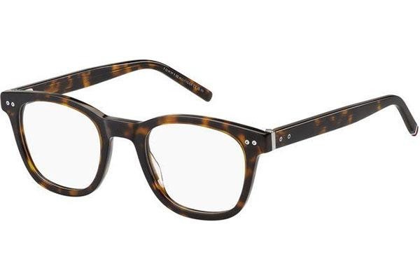 Ochelari Tommy Hilfiger TH2035 086 Dreptunghiulari Havana