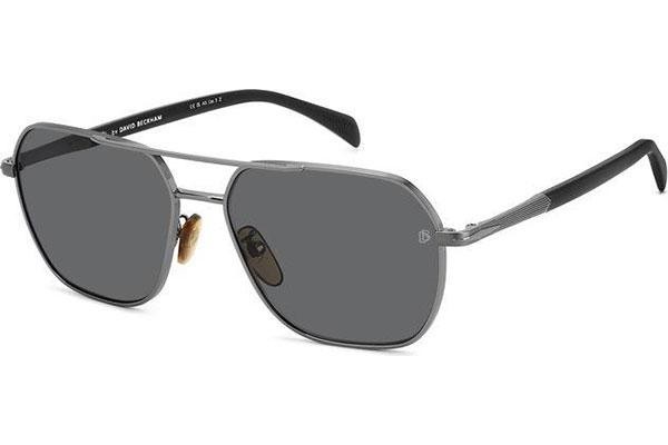 Ochelari de soare David Beckham DB1128/G/S V81/M9 Polarized Pilot Gri