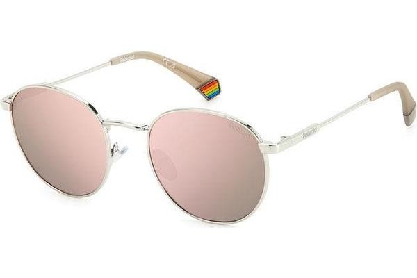 Ochelari de soare Polaroid PLD6171/S 010/JQ Polarized Rotunzi Argintii