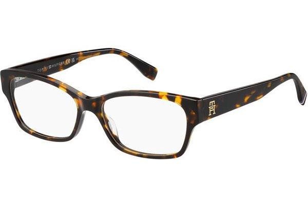 Ochelari Tommy Hilfiger TH2055 086 Dreptunghiulari Havana