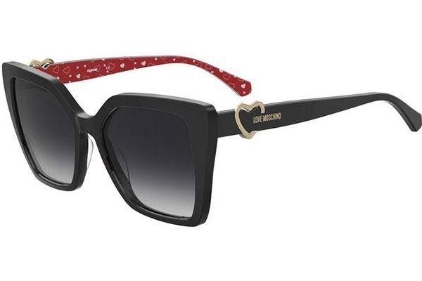 Ochelari de soare Love Moschino MOL067/S 807/9O Pătrați Negri