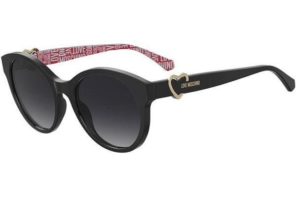 Ochelari de soare Love Moschino MOL068/S 807/9O Ovali Negri