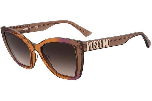 Ochelari de soare Moschino MOS155/S 12J/FF Cat Eye Maro