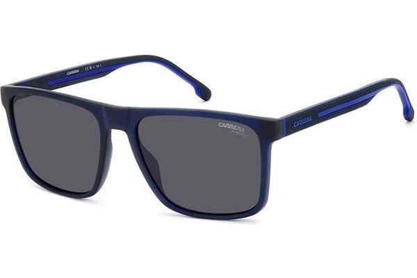 Ochelari de soare Carrera CARRERA8064/S FLL/IR Pătrați Albaștri