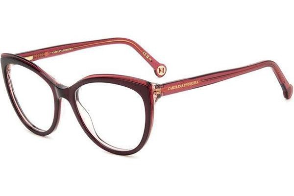 Ochelari Carolina Herrera HER0207 C8C Cat Eye Roșii