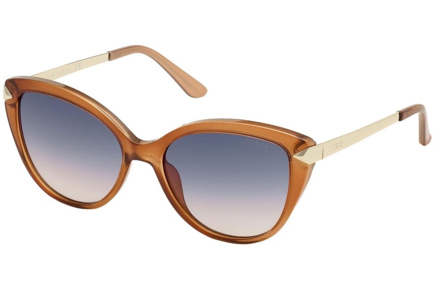 Ochelari de soare Guess GU7658 42B Cat Eye Portocalii