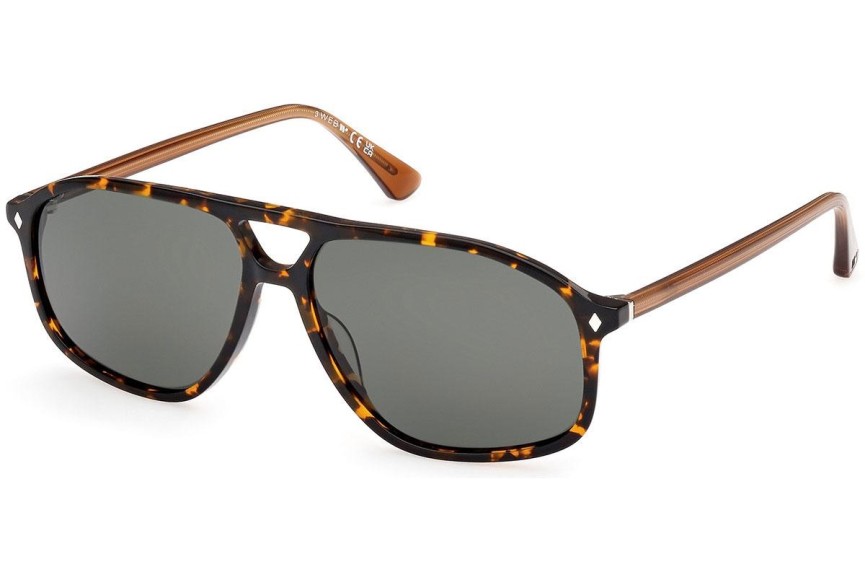 Ochelari de soare Web WE0366 52D Polarized Pilot Havana