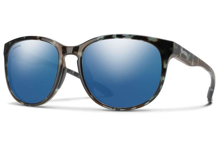 Ochelari de soare Smith LAKESHASTA JBW/QG Polarized Rotunzi Havana