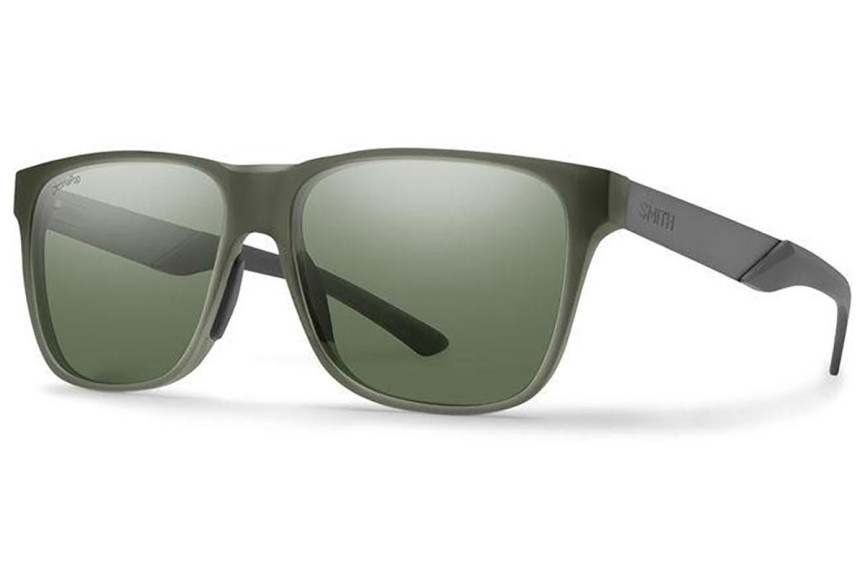 Ochelari de soare Smith LOWDOWNSTEEL B59/L7 Polarized Pătrați Verzi