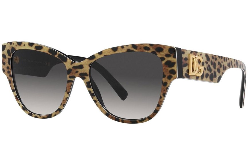 Ochelari de soare Dolce & Gabbana DG4449 31638G Cat Eye Havana