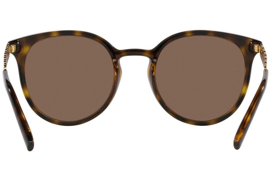 Ochelari de soare Dolce & Gabbana DG6189U 502/73 Rotunzi Havana