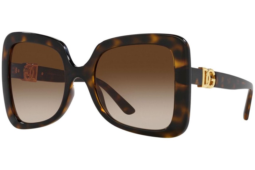 Ochelari de soare Dolce & Gabbana DG6193U 502/13 Oversize Havana