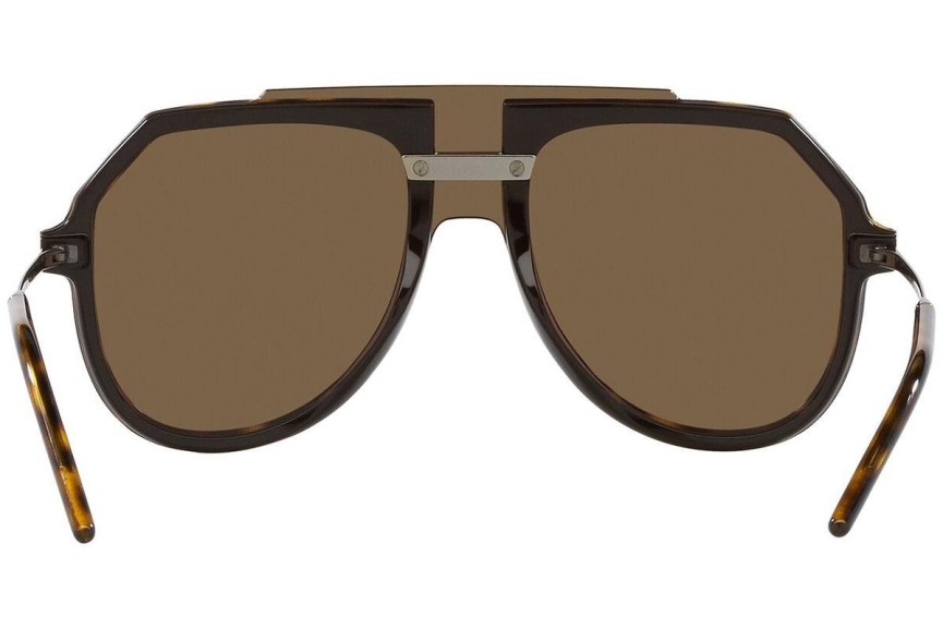 Ochelari de soare Dolce & Gabbana DG6195 502/73 Pilot Maro