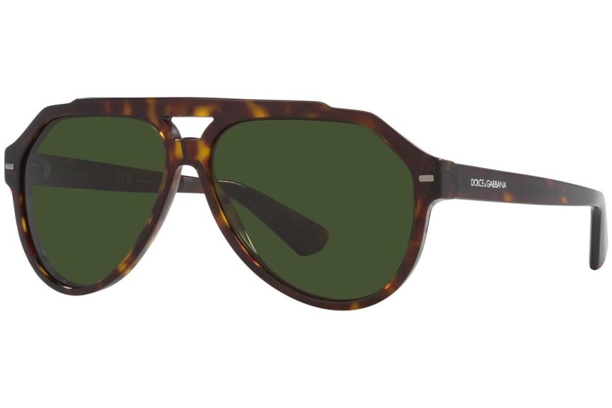 Ochelari de soare Dolce & Gabbana DG4452 502/71 Pilot Havana