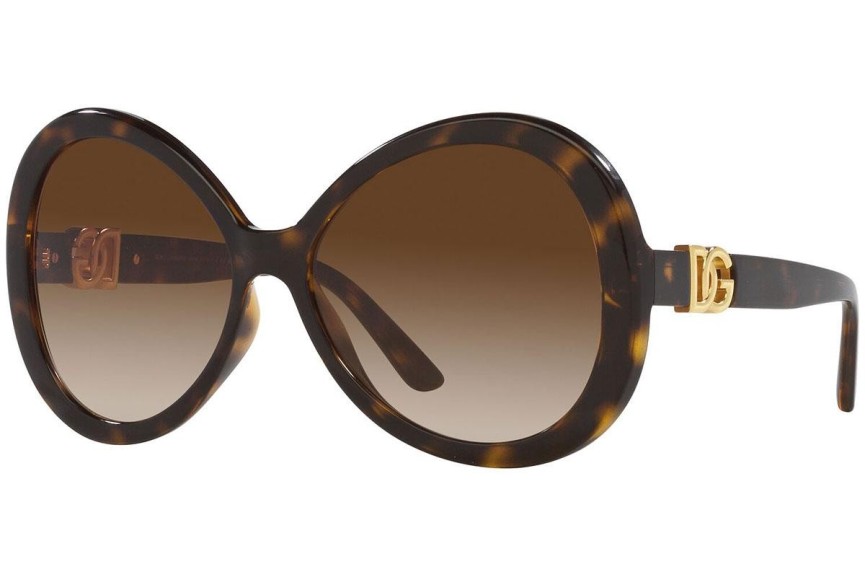 Ochelari de soare Dolce & Gabbana DG6194U 502/13 Ovali Havana