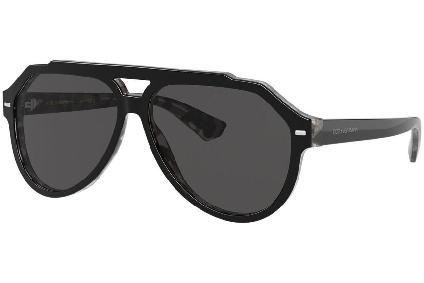 Ochelari de soare Dolce & Gabbana DG4452 340387 Pilot Negri