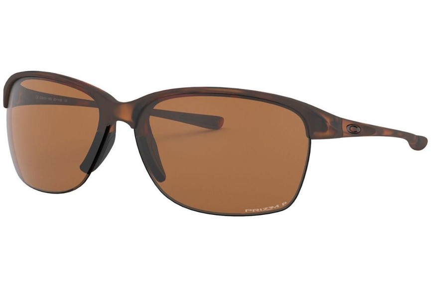 Ochelari de soare Oakley Unstoppable OO9191 919114 Polarized Dreptunghiulari Havana