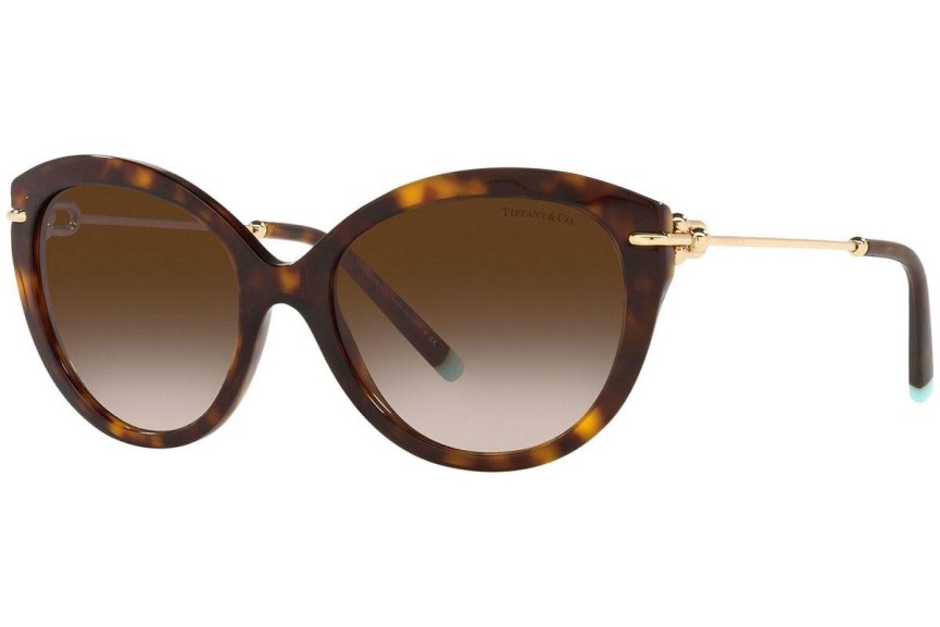 Ochelari de soare Tiffany & Co. TF4187 80153B Cat Eye Havana