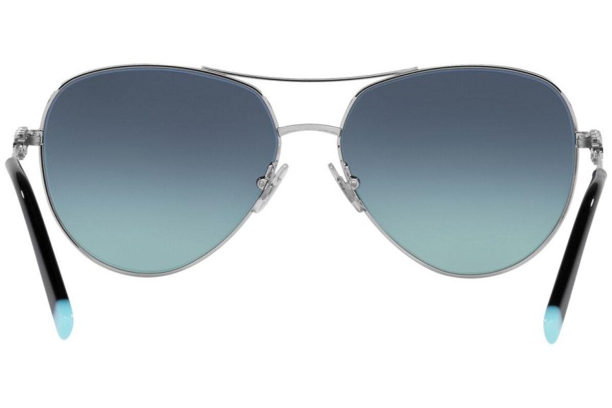 Ochelari de soare Tiffany & Co. TF3083B 60019S Pilot Argintii