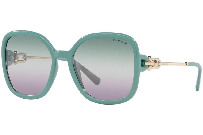 Ochelari de soare Tiffany & Co. TF4202U 8379EL Oversize Verzi