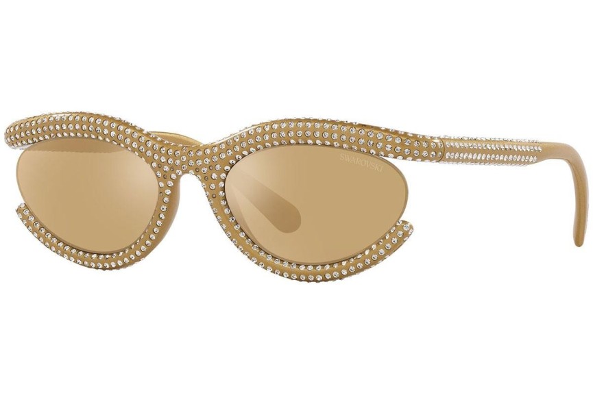 Ochelari de soare Swarovski SK6006 1022D8 Ovali Aurii